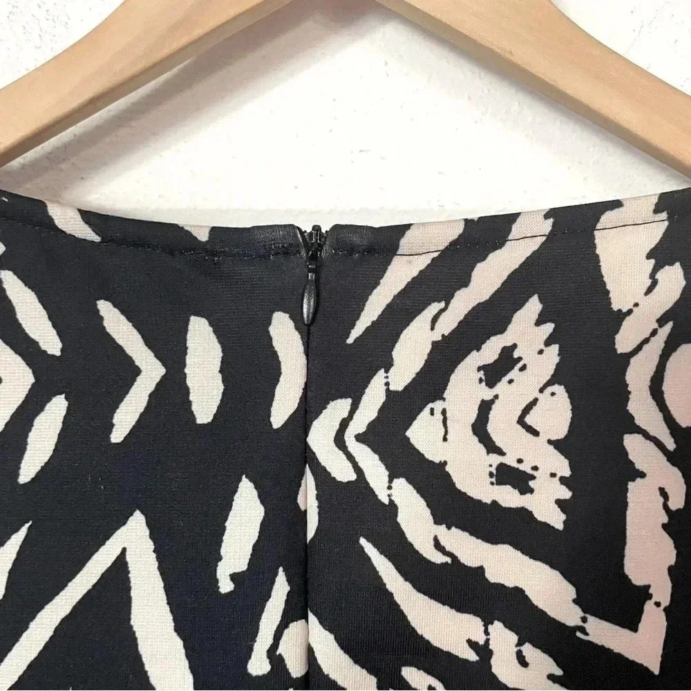 Creation L 3/4 Sleeve Midi Graphic Dress Size 6 - Picture 8 of 8